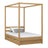 Himmelbett mit Baldachin und Schublade Eichenholz Natureiche – Kinderzimmer, Scandi-Stil