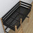 Hochbett aus Holz, Schwarz-Eiche – Details der Verbindungen und Leiter, Nizio Home