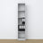 Regal Holz grau – Nahaufnahme der Regale und Details, Nizio Home