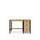 Oak desk 3S Scandi oak natural / black