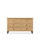 Oak chest of drawers 6S 154 Scandi oak natural / black
