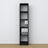 Wooden shelf N01 black