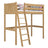 Hochbett Natureiche – Kinderzimmer, Massivholz, Scandi-Stil