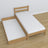 Nizio pine slatted base for bed with drawer – durable support base