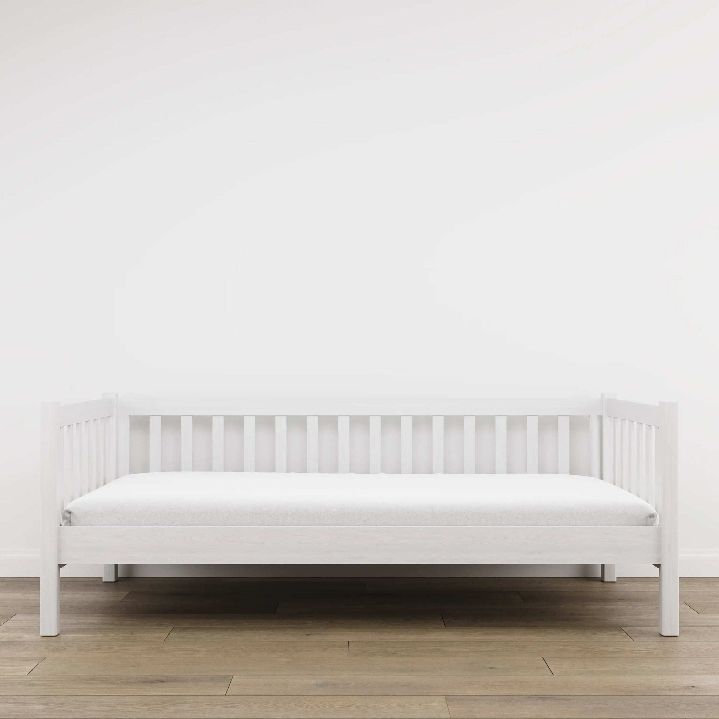 Łóżko sofa N03 biały – dodatkowy widok, lite drewno sosnowe
