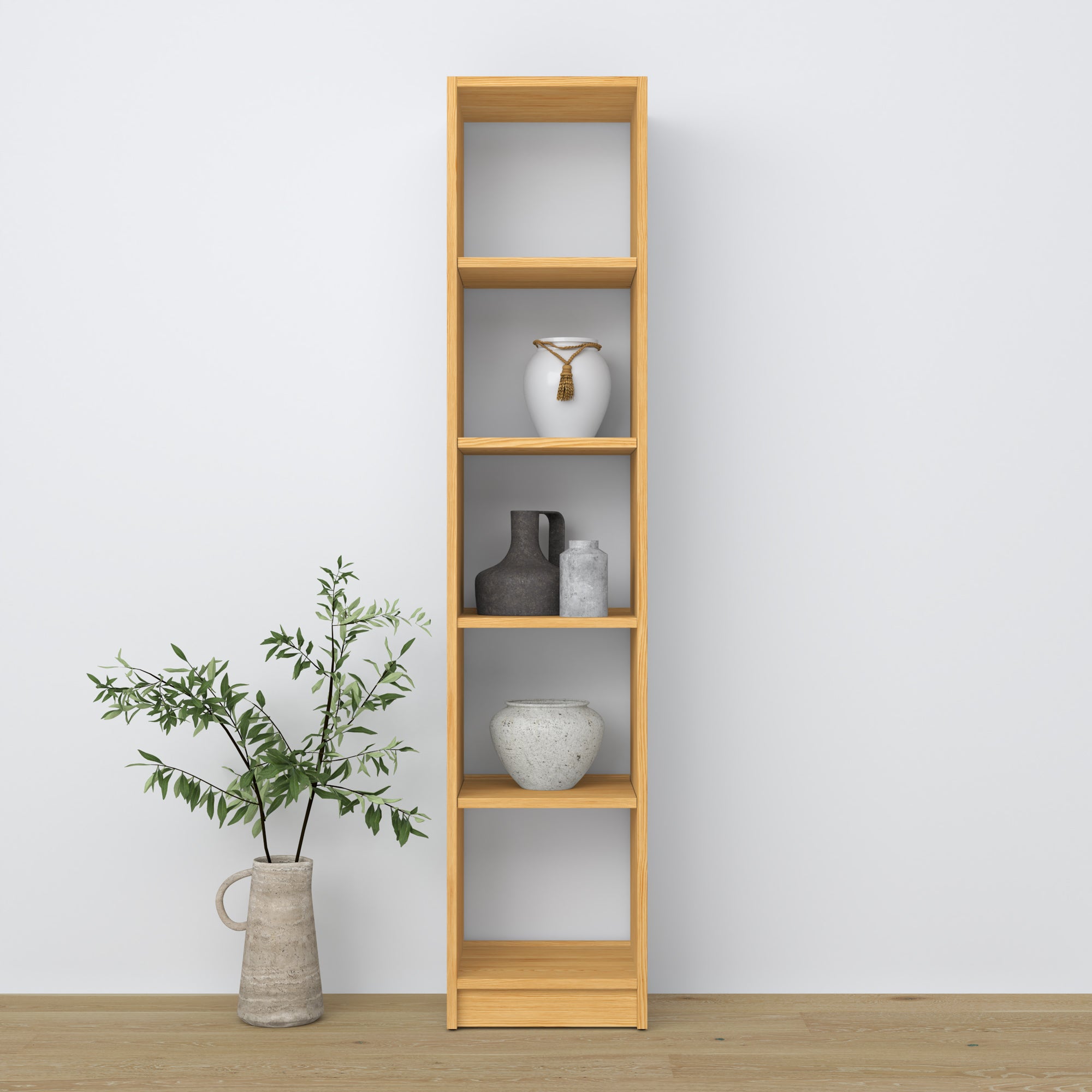 Wooden shelf N01 natural pine