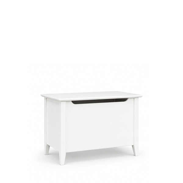 Wooden chest Scandi white