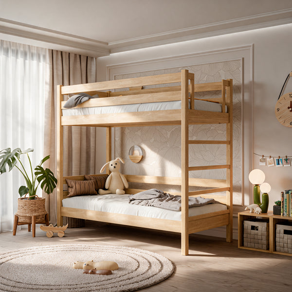 Eichen-Etagenbett N03 natürliche Eiche