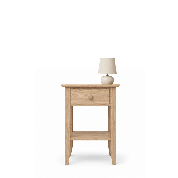 Eichennachttisch 1S N01 Scandi Eiche natur