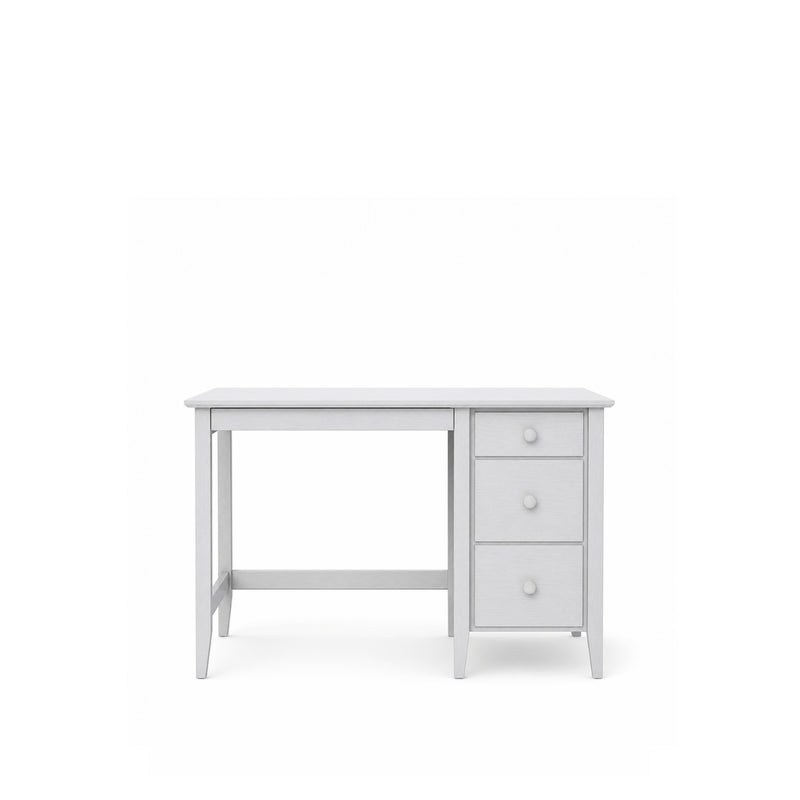 Schreibtisch mit 3 Schubladen Holz Grau – Arbeitszimmer und Jugendzimmer, scandi