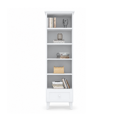 Wooden shelf 1S 57 Scandi white