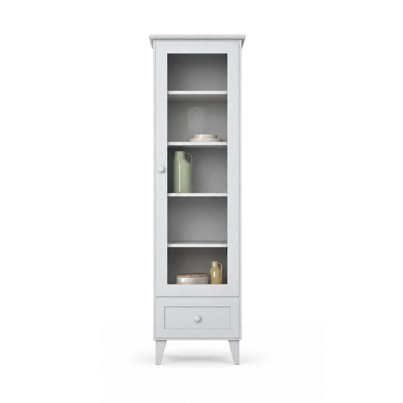 Wooden display cabinet 1S 57 Scandi grey