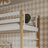 Etagenbett mit Schublade Weiß-Eiche aus Holz – skandinavisches Design, Nizio